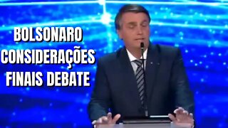 Bolsonaro considerações finais #debatenaband #Shorts