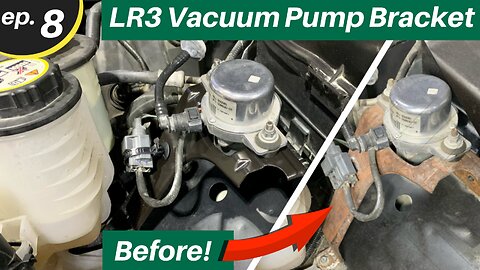 Painting a Land Rover LR3 Vacuum Pump Bracket - Ep.8