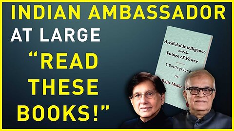 Indian Ambassador at Large(former) wants everyone to read Rajiv’s books. Part 1