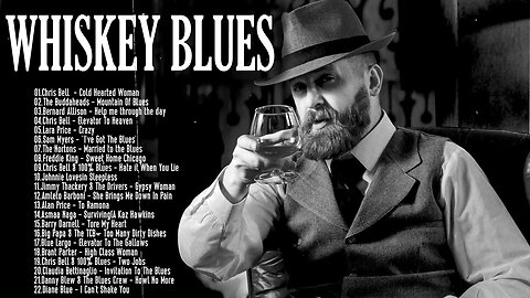 Enjoy Whiskey Blues 🎸 Great for background music while studying, relaxing, sleeping 🎸 Slow Blues