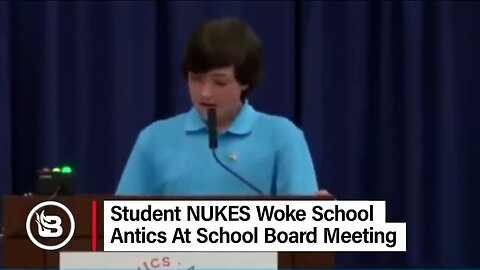 Kid talks about the anti-White bullshit going on in schools.