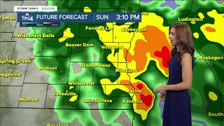 Heavy rain and possible flooding Sunday into Monday