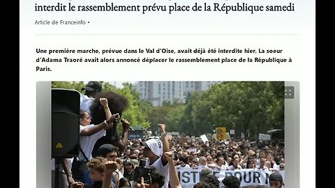 Marche pour Adama Traoré : la préfecture de police de Paris interdit le rassemblement ..............