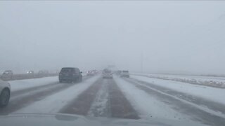 Snow falling and temps dropping across Colorado