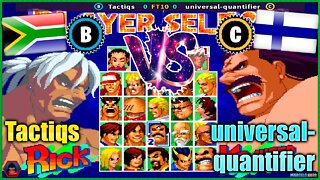 Real Bout Fatal Fury 2 The Newcomers (Tactiqs Vs. universal-quantifier) [South Africa Vs. Finland]