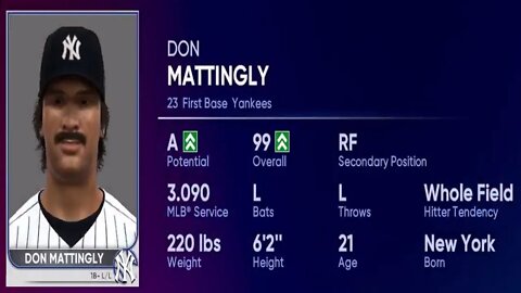 How To Create Don Mattingly MLB The Show 22