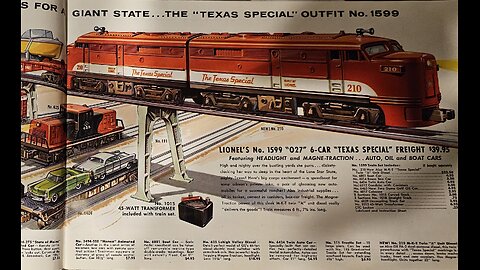 Lionel 0-27 Alco FA 210 & 211 Texas Specials , 218 Santa Fe's & 217 B&M