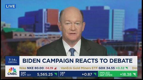 Sen Chris Coons Defends Biden's Debate Performance