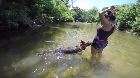 Athenas First Trip To My Fishing Holes