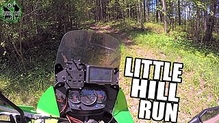KLR 650 Side Trail Rip | Little Hill Run