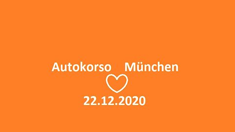 Autokorso München 22.12.2020