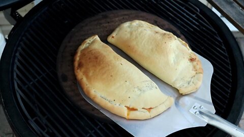 Kamado Calzones with Fresh Tomato Sauce (or Canons, Kamados, & Calzones!)