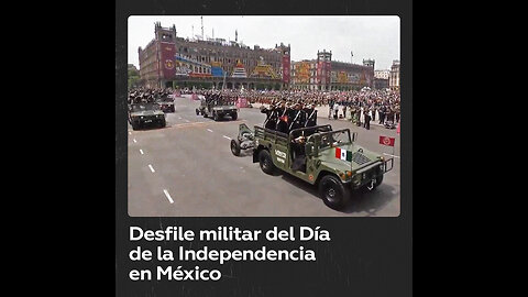 Multitudinario desfile militar por el Día de la Independencia en Ciudad de México