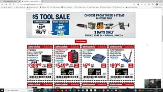 Harbor Freight Friday June 24th - Sunday June 26th