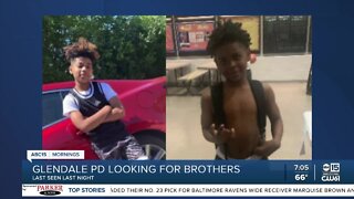 Glendale brothers reported missing Thursday night