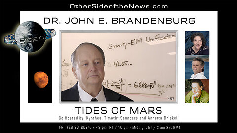 DR. JOHN E. BRANDENBURG | TIDES OF MARS #Mars #Ocean, # Nuclear, #Armageddon