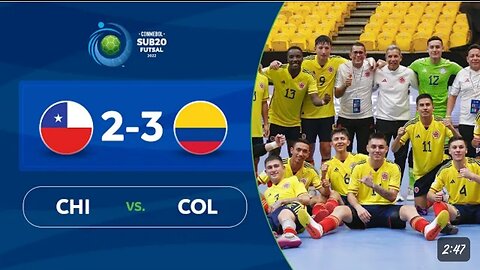 CHILE vs. COLOMBIA [2-3] | RESUMEN | CONMEBOL SUB20 FUTSAL 2023