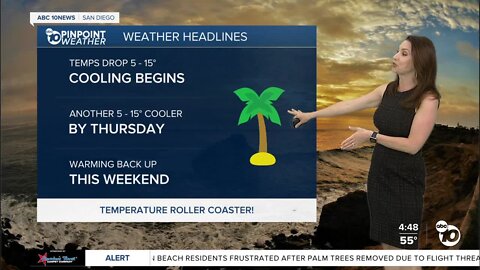 ABC 10News Pinpoint Weather with Meteorologist Megan Parry