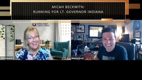 Micah Beckwith, Indiana Lt Gov candidate shares his view on these wicked, immoral times