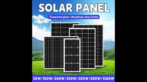 Solar Panel 18V High-Power Rigid Panel