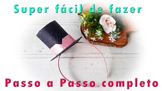 Como fazer cartolinha na tiara (Mundo Bita)