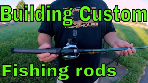 Pat Builds a fishing rod! Parts from Mudhole! #mudholecustomtackle