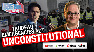 BREAKING: Ezra Levant reacts to Trudeau's invocation of the Emergencies Act ruled unconstitutional