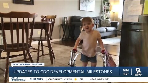 Updates to CDC developmental milestones