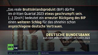 Bundesbank: Deutsche Wirtschaft schrumpft