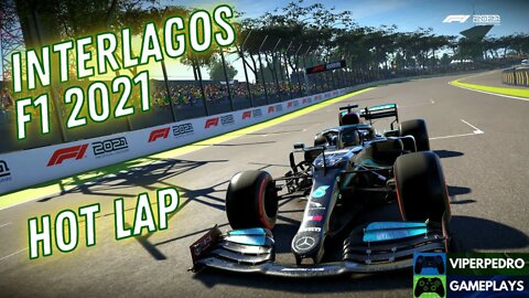 F1 2021 Gameplay | Voando baixo em Interlagos com a Mercedes de Hamilton! | Hot Lap 1:07,821