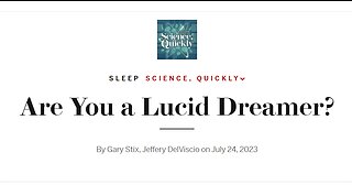 Are You a Lucid Dreamer? 5 Lucid Dreaming Techniques