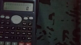 Função logarítmica e exponencial na calculadora científica CASIO fx-82MS