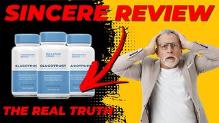 🔴 GlucoTrust, GlucoTrust My Sincere Review