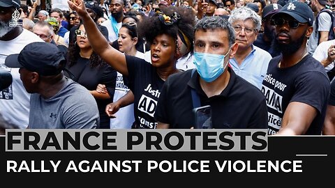 Thousands defy bans in France to rally against police violence.