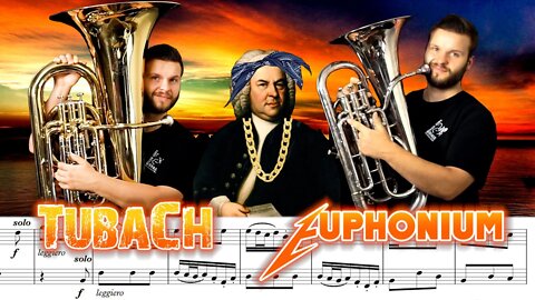 BACH DUET on TUBA & EUPHONIUM??? New "Barogue" Style!!!