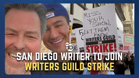 San Diego comic, writer to join Writers Guild strike in Hollywood