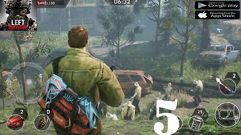 left to survive zombie games gameplay walkthrough part 5 (Android iOS