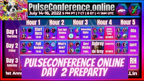 PulseConference Online Day 2 PreParty! Hex Crypto & Stock Market News!