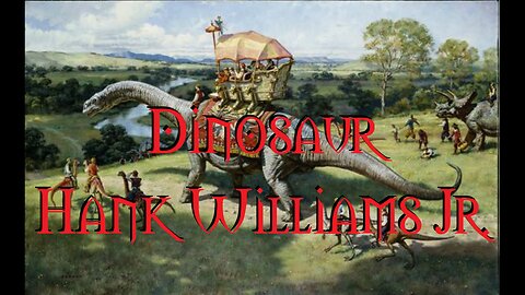 Dinosaur Hank Williams Jr and James Gurney