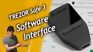 Trezor Safe 3, New Unboxing and Software Interface Tutorial Set Up, Product Links