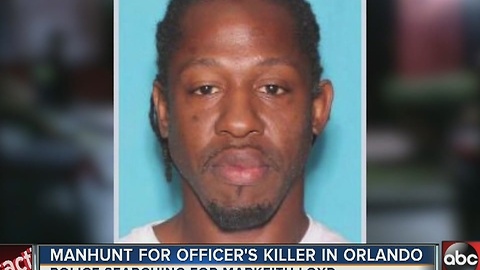 Manhunt for officer's killer in Orlando