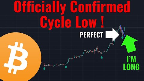 Bitcoin Confirms it's cycle low! Here's what I am looking for...