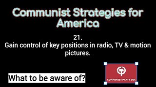 Part 4 of David Horowitz speech on the Communist Threat