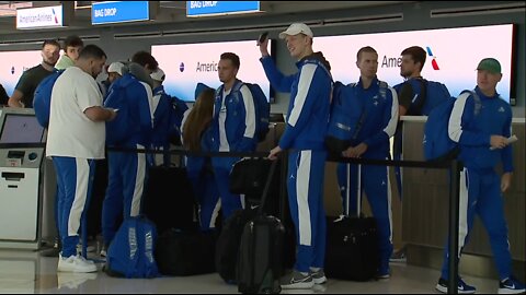 FGCU Men's Basketball team stays in high spirits amid flight delays