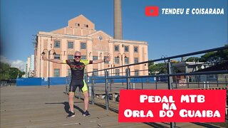 Pedalando de bicicleta MTB Kode Coyote na Orla do Guaíba - Poa - RS - #turismo #viagem #ciclismo