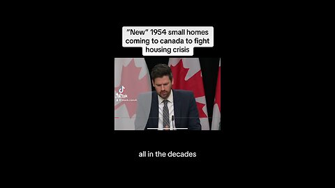 We have resorted to war homes in Canada
