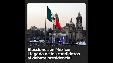 Los candidatos a la Presidencia de México llegaron a las oficinas del Instituto Nacional Electoral