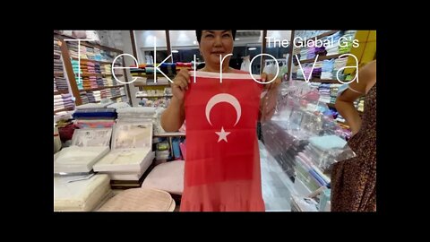 TURKEY Shopping Interaction at a Toy and Textile Shop in Tekirova (4K)