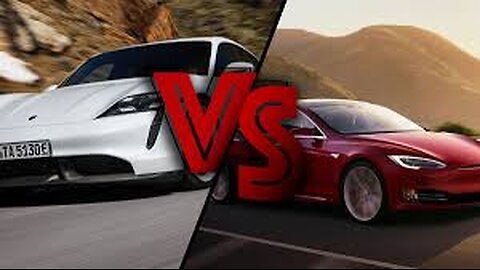 viral Porsche Taycan Turbo S vs Tesla Model S DRAG RACE