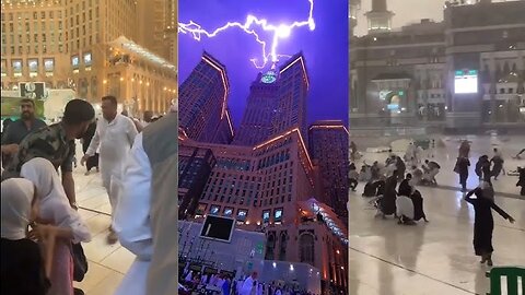 Heavy Rain in Makkah | گزشتہ روز مکہ المکرمہ میں ہونے والے طوفانی بارش کے مناظر